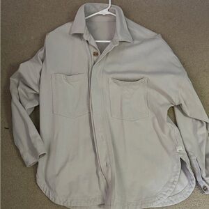 Vuori Women's Light Gray Shirt Jacket